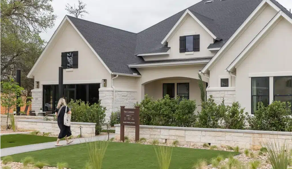 A David Weekley home at Kissing Tree — new construction in the Texas Hill Country