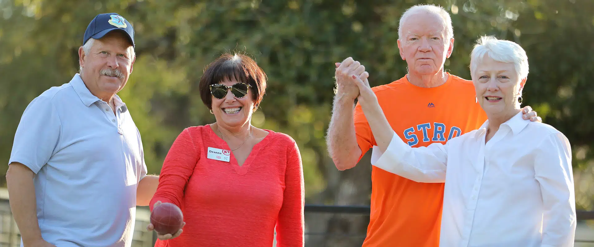 55+ active adults get sporty with pickleball game