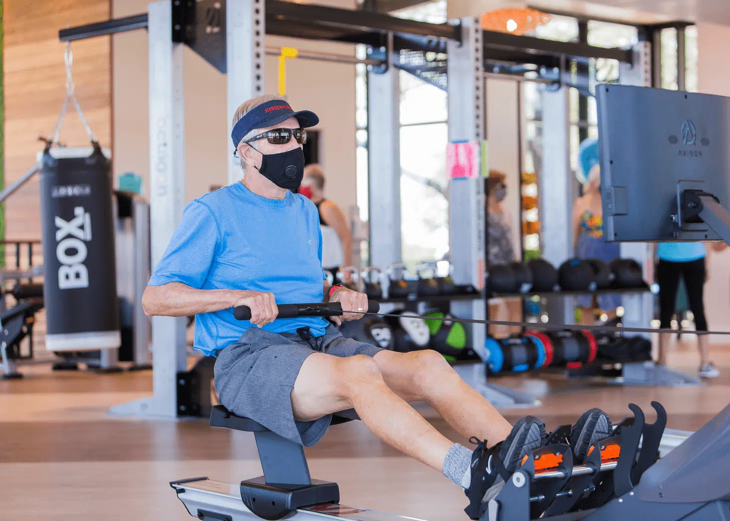 Man doing fitness