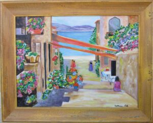 Painting by Catherine Lotz